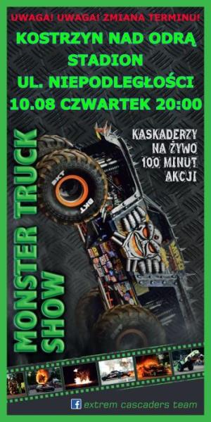 Mamy 5 wejściówek na Monster Truck Show