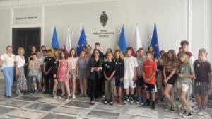 Młodzież z Kostrzyna z wizytą w Sejmie