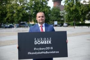 Łukasz Dombek kandydatem na burmistrza 