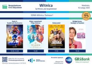 Bezgotówkowe Kino Objazdowe 16 lutego odwiedzi Witnicę! 