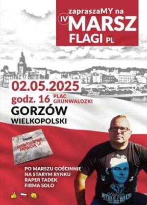 Biało-Czerwona znów na ulicach Gorzowa! Dołącz do IV Gorzowskiego Marszu Flagi RP